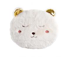 GERILEO Cuscino Orso - Peluche 29 cm - Cuscino Decorativo e Giocattolo per Bimbo o Bimba - Ideale per Culla, Letto e Divano - Morbido e Confortevole Plush per Bambini - Regalo Originale (Orso)