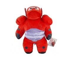 PACK 2 PELUCHES BAYMAX BIG HERO-6 30CM QUALITA SUPER SOFT (PERSONAGGIO BIANCO E ROSSO)
