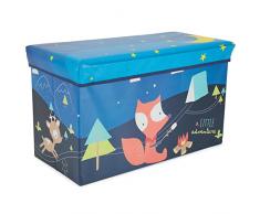 Bieco contenitore giochi bambini | Baule Portagiochi Bambini | Scatole Portagiochi Bambini | Cesto Portagiochi Bambini Pouf Contenitore Cesta Giochi Bambini Cassapanca Porta Giochi Bambini Scatola