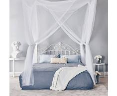 truedays quattro angolo Post principessa letto baldacchino zanzariera rete Full, Queen Size