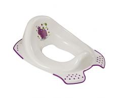 keeeper Seggiolino Riduttore per WC Ippopotamo, Da 18 Mesi a 4 Anni circa, Funzione Antiscivolo, Ewa, Bianco