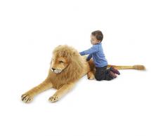 Melissa & Doug- Peluche Leone, Colore Beige, 2102