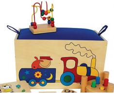 KidsToy Giocattoli creativi Legno Costruzioni ferrovia Cucina Gioco banco da Lavoro didattico - Giocattoli creativi, Legno