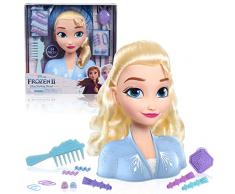 Frozen 2 Elsa, testina per acconciatura di base, 17 accessori per capelli inclusi, giocattolo per bambini a partire dai 3 anni FRND2000