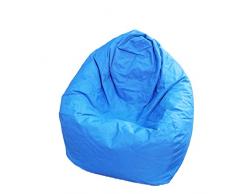 Snaked cat Pouf per Bambini e Adulti, Impermeabile, per Interni ed Esterni, con Cerniera, Senza Imbottitura, Ideale per Sedia da Gioco e Sedia da Giardino (Blu, 95 X 75cm)