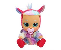 IMC Toys Dressy Fantasy Hannah, Bambola Interattiva che Piange Lacrime Vere con Capelli da Acconciare, Vestiti da Indossare e Accessori, Gioco per Bambini e Bambine +1 Anno