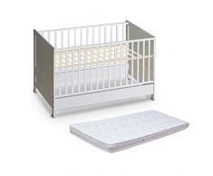 ATB- lettino neonato | Lettino in legno per bambini | lettino cosleeping | lettino trasformabile | 70 x 140 cm | di alta qualità | con protezione anti-caduta