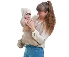 HXPainting Grembiule da Bagno per Neonati e Neonati 100% Cotone Asciugamano da Bagno Grande con Cappuccio a Mani libere Asciugamano per Ragazzo e Ragazza