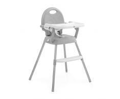 Innovaciones MS 2080 Seggiolone 3 in 1 Seggiolone, Sedia e Booster (Grigio) - Seggiolone Pappa , Pieghevole e Trasportabile.