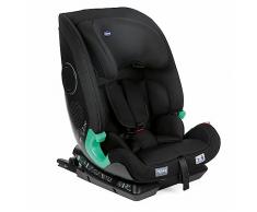 Chicco MySeat Seggiolino Auto, Sistema Isofix e Top Tether, Cinture Integrate e con Cinture dellAuto, Reclinabile, Regolabile in Altezza, Omologato ECE R 129/03, I Size, 76-150 cm, 15 Mesi, Nero