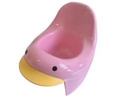 NARAMAKI® Vasino Per Bambini Papera Colore Rosa - Vasetto WC 32x23x24cm - Prima Infanzia (Rosa)