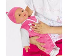 Simba 105140488 - Bambola Baby Laura Parlante, 38 cm