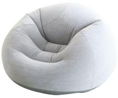Intex 68579 Poltrona sacco gonfiabile 107X104X69 cm, Grigio