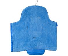 TecTake COPRIGAMBE SACCO IMBOTTITO A PELO UNIVERSALE PER PASSEGGINO PILE BIMBO - disponibile in diversi colori - (Blu)