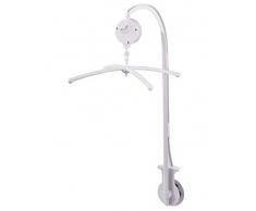 Hyacinthy Giostrina Culla Neonato con Music Culla Universale Porta Campanello Mobile Decorazione Giocattolo DIY Staffa per Braccio Sospesa con Carillon a Carica