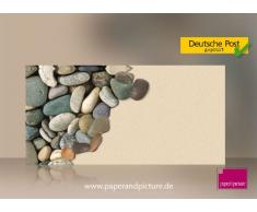 Paperandpicture.de-Set di pietre per cameretta composto da 20 fogli di carta da lettere, 20 buste lunghezza DIN