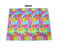 RSTA- Maxi Cuccioli 200X155 Tappeto Palestra Prima Infanzia Giocattolo 210, Stampa, Multicolore, 8004817100634
