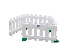 Recinto chicco per bambini misura complessiva 4 metri x 57 cm di altezza (4 barre da 1 metro) con piedini e rampini per fissaggio