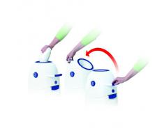 Diaper Champ - Contenitore pannolini anti-odore, per sacchetti immondizia normali, colore: Argento