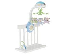 Fisher-Price - La Giostrina Degli Orsetti, giostrina motorizzata con la proiezione di luci stellate e tre modalità sonore calmanti, segue le fasi di crescita del bambino, per bimbi da 0+ mesi