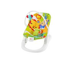 Fisher-Price Baby Gear CMR20 - Sdraietta Pieghevole Cuccioli della Natura, Multicolore