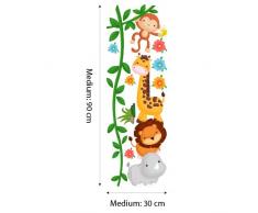 wall art R00252 Wall Sticker per bambini diebische scimmie, Wallpaper, Multicolore, 30 X 90 X CM