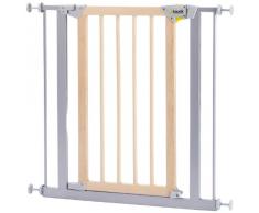 Hauck 597118 Deluxe Wood and Metal Safety Gate, Cancelletto di Sicurezza in Legno/Metallo, Bianco