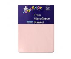 Junior Joy 6174PI Carrozzina Coperta In Pile, Rosa