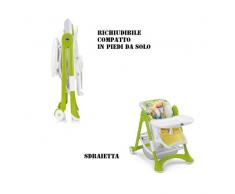 CAM Il mondo del bambino S2300/222 Seggiolone Campione, Verde