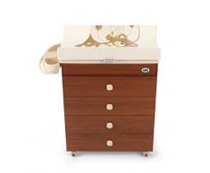 Cam Il Mondo Del Bambino C910 Asia Bagnetto Fasciatoio, Orso, Beige