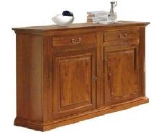 CasaPiù est 2019 Credenza, arte povera, in legno massello e mdf con rifinitura Bassano - Mis. 177 x 48 x 110