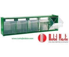 cassettiere mobil plastic "madia 3" composte da 5 cassetti