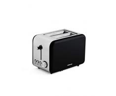 Mellerware - Tostapane Crispy! Design originale, tre colori, 2 scomparti da 14 x 4 cm, funzione di riscaldamento e scongelamento, con vassoio raccogli briciole