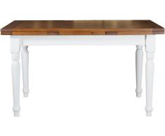 Biscottini Tavolo allungabile sala da pranzo 140x80 cm | Tavolo cucina allungabile in legno massello