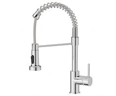 FORIOUS Miscelatore Cucina, Rubinetto Lavello Cucina Rubinetti per Lavelli da Cucina, Acciaio Inox Ad Alta Pressione Orientabile a 360° Monocomando, Cromo Lucido