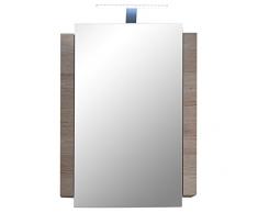 trendteam, Armadietto da bagno con specchio, Bianco (Weiß)
