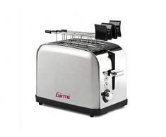 Girmi TP5600 Tostapane Elettrico, 850 W, Acciaio Inossidabile