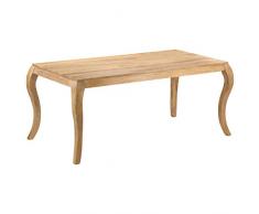 vidaXL Legno Massello di Mango Tavolo da Pranzo Vintage Arredo Sala Cucina