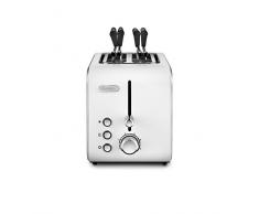 De'Longhi CTX2203.W Tostapane, 2 Fette con Pinze, Bianco