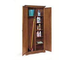 MOBILE ARMADIO PORTASCOPE DISPENSA COL NOCE 2 ANTE ARTE POVERA