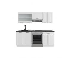 Vicco CUCINA R-LINE 200 CM CUCINA COMPONIBILE BLOCCO CUCINA COMPONIBILE