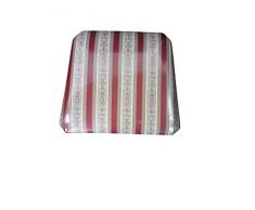 Set Sedute Sedile Imbottita, per Sedia Arte Povera, Ricambio, ricambi, 100% Made in Italy (Seduta, Imbottita Rossa, 4)