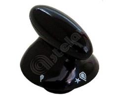 MANOPOLA NERA PIANO COTTURA CUCINA RICAMBIO FRANKE COUNTRY PULSAR 1982113