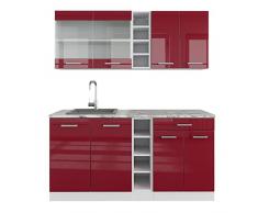 Vicco Mobile da cucina Cucina componibile Mobili da cucina R-Line bianchi