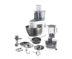 Kenwood KHH326WH Impastatrice Planetaria MultiOne, Robot da Cucina Mixer, con Food Processor, Centrifuga, Frullatore, Spremiagrumi e Tritacarne, 1000 W, 4.3 Litri, Plastica, Bianco