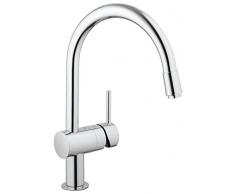 Grohe 32918000 Minta Miscelatore Monocomando Lavello, con Doccetta Estraibile, Monogetto, Cromo