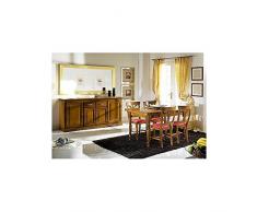 Estea Mobili - SALA COMPLETA SOGGIORNO ARTE POVERA COMPLETA MASSELLO TAVOLO SEDIE CREDENZA - 111275990300