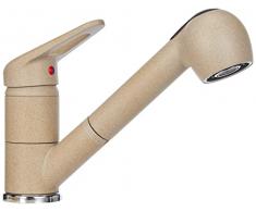 Franke 1150030732 740 - Rubinetto Ad Alta Pressione Con Doccetta Estraibile, Beige