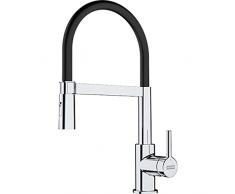 FRANKE 115.0626.085 | Rubinetto della cucina | Lina semi-pro | Colore : Cromo/Nero