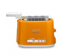DeLonghi CTE2303.O Tostapane, Pinze e Scalda Brioches, Arancione